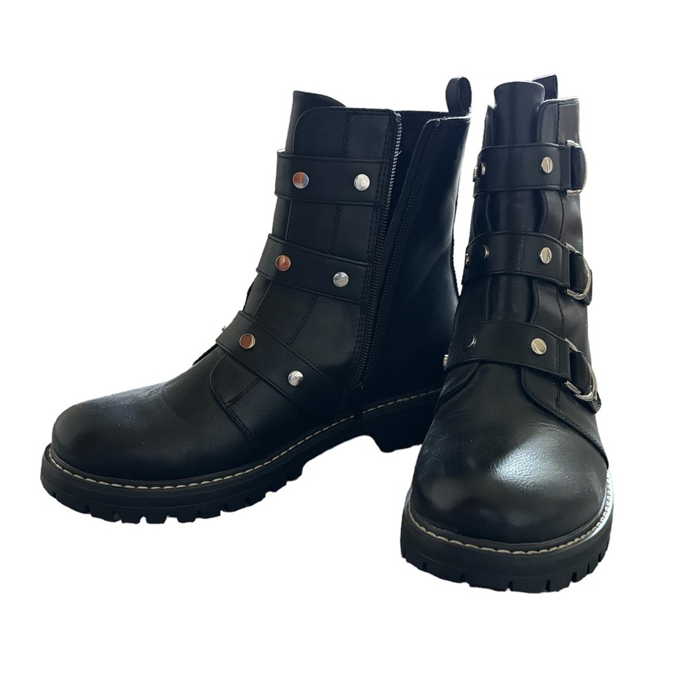 Black Leather Boots